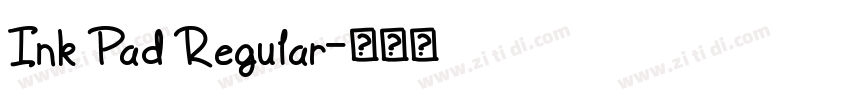 Ink Pad Regular字体转换